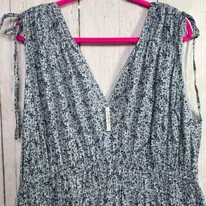 NWT Madewell Sophia Smocked Midi Dress in Florentine Floral - 3X